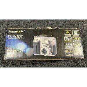 Panasonic PalmCam PV-SD4090 1.3MP Digital Camera With Chargers Box And Accessory